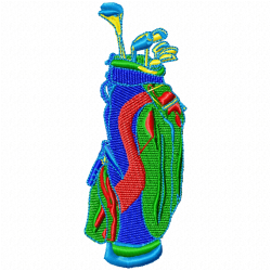Golf Embroidery Design 6 Golf Embroidery Design 6